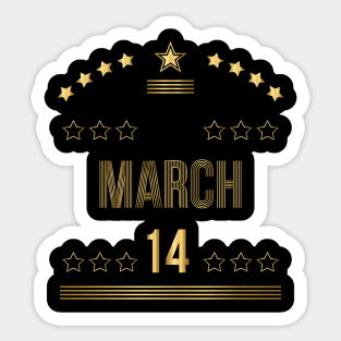 March 14 Sticker